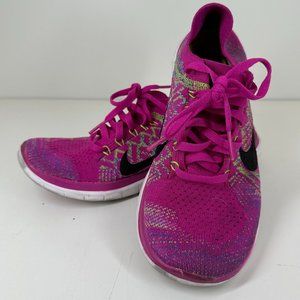Fuschia Nike Free Shoes | 7